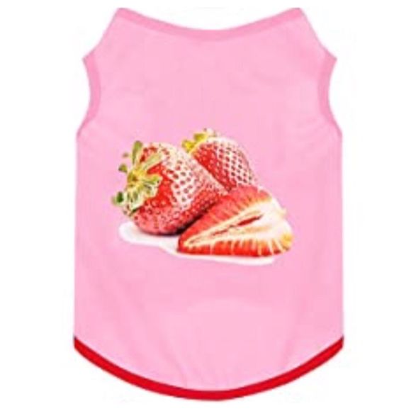 Other - 🐶🐶 2/$10; 4/$15 🐶🐶 NWT, Pink Strawberry Little Pet Tee